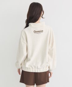 earth music&ecology Ｃｈａｍｐｉｏｎ×ｅｍａｅハーフジップハートスウェット