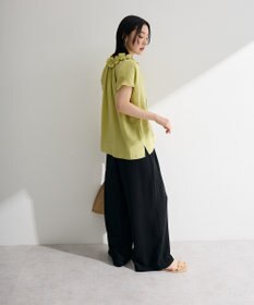Green Parks 衿フリルブラウス
