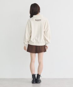 earth music&ecology Ｃｈａｍｐｉｏｎ×ｅｍａｅハーフジップハートスウェット