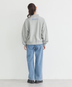 earth music&ecology Ｃｈａｍｐｉｏｎ×ｅｍａｅハーフジップハートスウェット