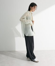 Green Parks 　・ＥＬＥＮＣＡＲＥ　ＤＵＥ　ラメシアー長袖シャツ