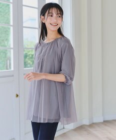 Tiaclasse 【洗える】チュールボリュームチュニック