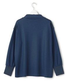 23区 【洗える】ウールミルドジャージー ボトルネック プルオーバー