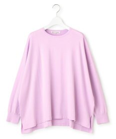 23区 L 【洗える】プレミアムビオコットン ビッグシルエット ニット
