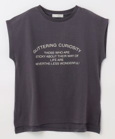 ANY L フロッキーロゴフレンチスリーブTシャツ