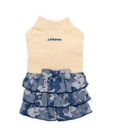 PET PARADISE J.PRESS ジャガード スカートつなぎ 小型犬