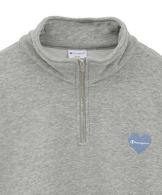 earth music&ecology Ｃｈａｍｐｉｏｎ×ｅｍａｅハーフジップハートスウェット