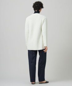 ICB L 【洗える】ペーパーモールブレンド ニットジャケット