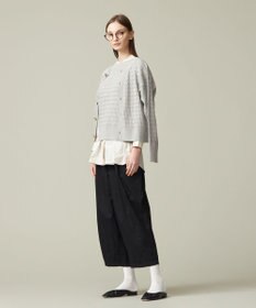 J.PRESS YORK STREET 【WOMEN】コットンケーブル カーディガン