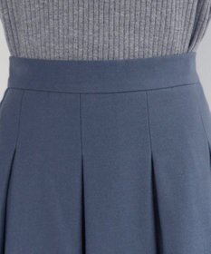 Tiaclasse 大人上品なウール調タックフレアスカート