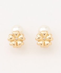 組曲 【先行予約・2WAY・Flower Collection】フラワー×パールライク イヤリング