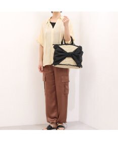 UNBILLION カカトゥ kakatoo / リボンスクエアクロッシェバッグ