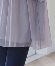 Tiaclasse 【洗える】チュールボリュームチュニック