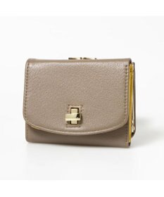 UNBILLION perche カラーコンビ3つ折り外ガマウォレット