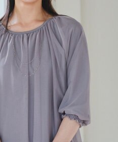 Tiaclasse 【洗える】チュールボリュームチュニック