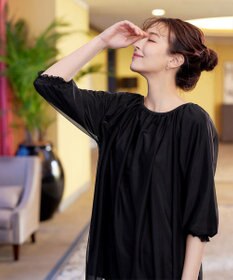 Tiaclasse 【洗える】チュールボリュームチュニック