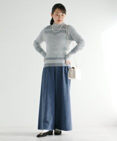 CRAFT STANDARD BOUTIQUE シアーニット長袖プルオーバー