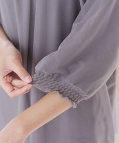 Tiaclasse L 【洗える】チュールボリュームチュニック