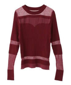 CRAFT STANDARD BOUTIQUE シアーニット長袖プルオーバー