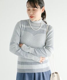 CRAFT STANDARD BOUTIQUE シアーニット長袖プルオーバー