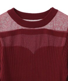 CRAFT STANDARD BOUTIQUE シアーニット長袖プルオーバー