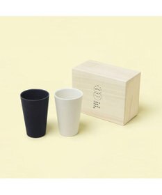 PRESENTERS ROOM 作山窯 / Sara Free cup カップ ペア 木箱入り(Cream・Navy）