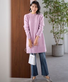 ANY 【洗濯機可/ウエストゴム/ストレッチ】ストレートデニムパンツ