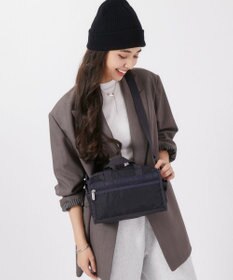 LeSportsac MINI DUFFEL CROSSBODY/ディープシーブルー