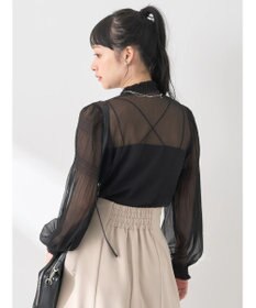 earth music&ecology マジョリカプリーツシアープルオーバー