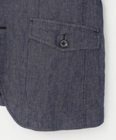 JOSEPH ABBOUD 【JAPANファブリック/セットアップ/清涼】LINEN DENIM ジャケット