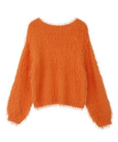 YECCA VECCA フェザーMIXロービングニット