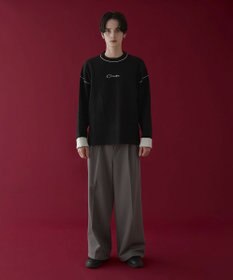 WEGO アウトリンキングニットプルオーバー