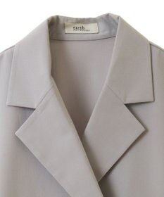 earth music&ecology サイドプリーツジレンチ