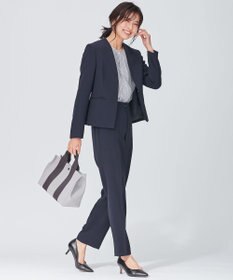 23区 トリアセダブルジョーゼット パンツ