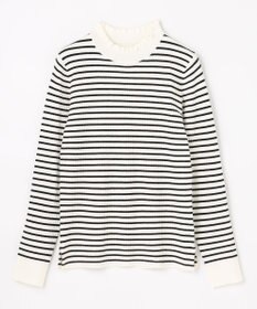 ANY L 【6色展開】フリルネックニット