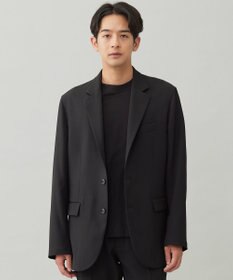 UNFILO MENS 【OCEANS 雑誌・web・YouTube 掲載】WOOL TOUCH 機能美ジャケット【東レ開発のウール見え高機能素材】 ブラック