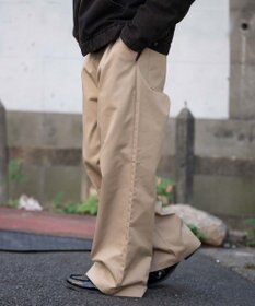 WEGO 別注RED　KAPタックワイドチノパンツ