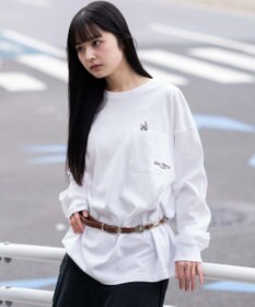 WEGO 【ユニセックス着用ITEM】ポケット刺繍BIG　T（長袖）