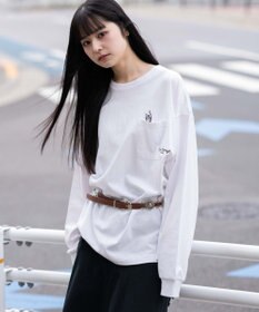 WEGO 【ユニセックス着用ITEM】ポケット刺繍BIG　T（長袖）