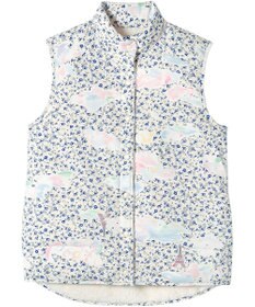 ワコール　ツモリチサトsleep ルームベスト　フリース　グレー　 M ツモリチサト ベスト ノースリーブ ルームウェア 綿100%(表生地