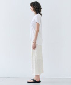 BEIGE， 【洗える】BROIS / コットンクルーネックTシャツ