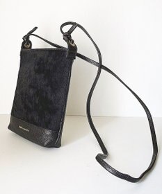 Hekhèr Le Style de Vie 【日本製】ハラコ×シュリンクレザー ショルダーバッグ