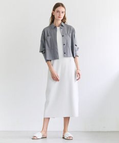 BEIGE， APOPHY / ステッチディテールショートシャツジャケット