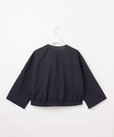 自由区 【SHIHOさん着用】ファンクショナルブロードノーカラー ブルゾン