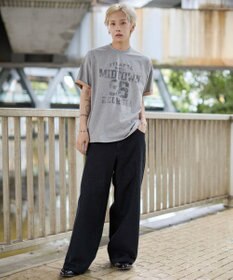 WEGO 【ユニセックス着用ITEM】バイカラーロゴT（SS）