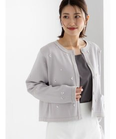 Te chichi パールビジューニットライトジャケット《2026 spring catalog item》