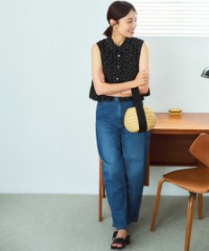 組曲 S 【入江未悠さんコラボ】ギャザーライトデシンティアード ブラウス