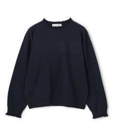 UNFILO フリルトリミング ニット