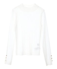 Green Parks ｄａｚｚｌｉｎ　シアーリブニットプルオーバー