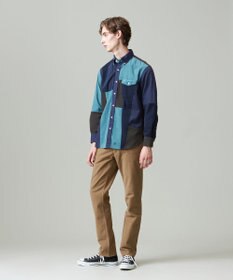 J.PRESS MEN コーデュロイパッチワークシャツ